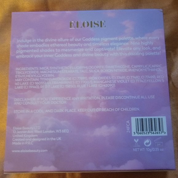 NIB Eloise Goddess Eyeshadow Palette - Picture 2 of 8